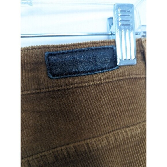 AG Adriano Goldschmied Pants Womens 26 Tan Corduroy Rhett Straight Leg Casual - Picture 8 of 14